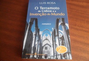 "O Terramoto de Lisboa e a Invenção do Mundo" de Luís Rosa - AUTOGRAFADO