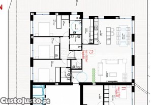 Apartamento T3 C/ Terraço, Freamunde, Paços De...