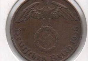 Alemanha(3º Reich) - 2 Reichspfennig 1938 A - mbc