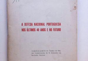 A Defesa Nacional Portuguesa nos Últimos 40 Anos