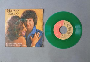 Disco vinil single - Marco Paulo - Eu Tenho Dois A
