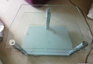 Mesa de vidro para TV LCD