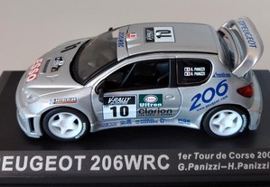 * Miniatura 1:43 Peugeot 206 WRC |Tour de Corse 2000 | "100 Anos do Desporto Automóvel"