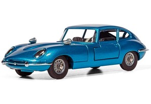 Jaguar E Type 4.2 Litre 2+2 Coupé - metallic blue - Corgi Toys - esc.1/43 - Novo