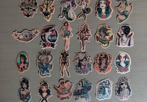 100 Stickers Autocolantes Tatoos