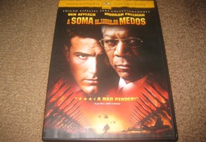 DVD "A Soma de Todos os Medos" com Ben Affleck