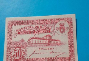 Nota-cédula 50 centavos Arcos de Valdevez