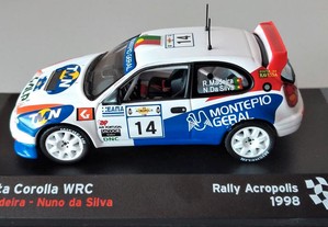 * Miniatura 1:43 Toyota Corolla WRC Rui Madeira / Nuno Silva Rally Acropolis (1998)
