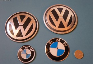 Emblema simbolo BMW Volkswagen VW automóvel