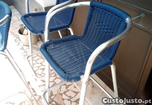 Cadeiras altas exterior