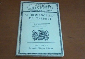 O "Romanceiro" de Garrett selecção A.do Prado Coelho