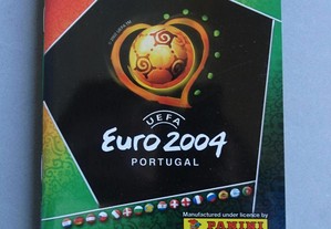 Caderneta de cromos de futebol vazia Euro 2004 versão pocket