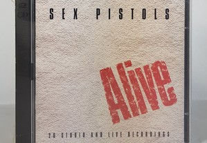 CD Duplo Sex Pistols Alive 1995 Novo e Selado