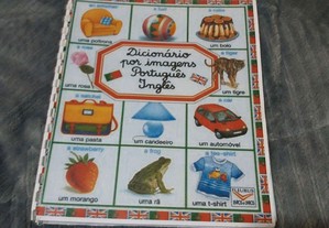 Caderno dicionario por imagens português  inglês