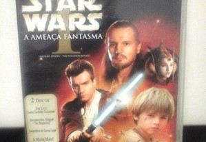 2 DVDs Star Wars 1 I: A Ameaça Fantasma Edição Especial 2 DISCOS de George Lucas