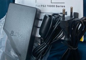 Carregador PS2 Playstation 2 AC 8.5v Consola PS2 70000 cabo alimentação NOVO