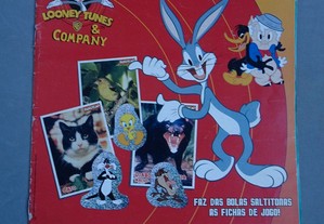 Caderneta de cromos Looney Tunes & Company - Bollycao