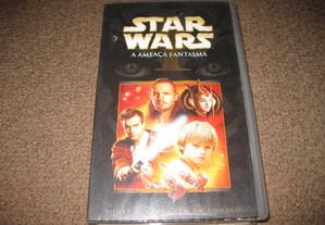 VHS "Star Wars I: A Ameaça Fantasma" de George Lucas