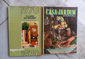Livro de Culinária Casa Jardim e Agenda da Mulher