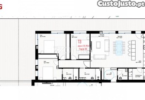Apartamento T3 C/ Terraço, Freamunde, Paços De...