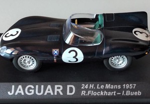 * Miniatura 1:43 Jaguar D | 24h Le Mans (1957) | "100 Anos do Desporto Automóvel"