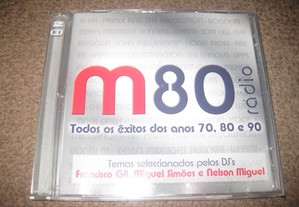 CD Duplo da Coletânea "M80 Rádio- Todos os Êxitos dos Anos 70, 80 e 90" Portes Grátis!