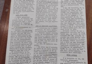 Declarações Sá Carneiro 1976 - Série Polémica nº1 CDS