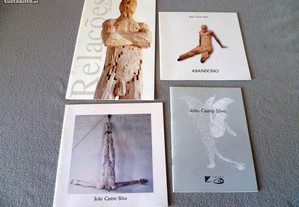 João Castro Silva - 4 catálogos escultura