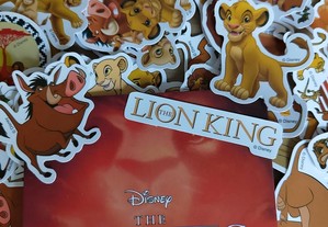 50 Autocolantes Rei Leão Disney