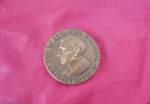 Medalha em bronze de Salazar, Visita á CML 1966