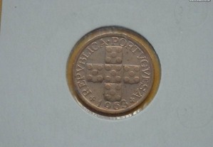 229 - República: X centavos 1963 bronze, por 0,50