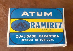 Atum Ramirez publicidade vintage carteira fósforos