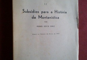 Pedro Joyce Diniz-Subsídios Para a História da Montanística-1941