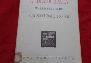 A Democracia no pensamento sua santidade Pio XII