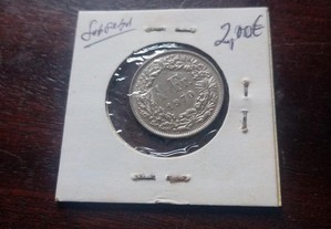 Moeda 1 franco Suíça 1970