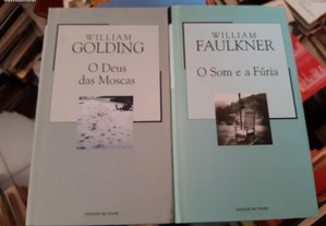 Obras de William Golding e William Faulkner