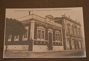 Postal Teatro Rosa Damasceno, Santarém