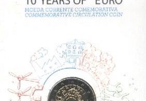 Espadim - BNC - 2 Euro de 2012 - 10 Anos do Euro