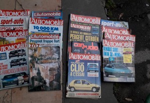 Revistas automobile frances e sports auto antigas