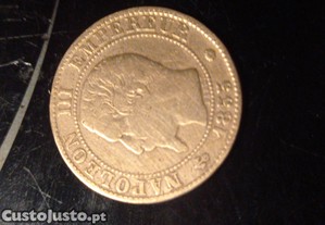 Moeda Napole�o lll 1855