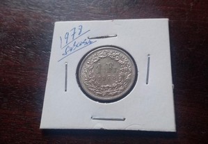 Moeda 1 franco Suíça 1978