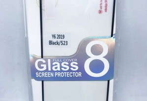 Película vidro temperado completa Huawei Y6 2019