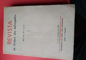 Revista da Ordem dos Advogados 1950 Ano 10 - 1 e 2