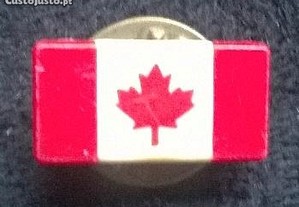 Pin com a bandeira do Canadá