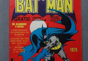 Livro Gigante EBAL - Almanaque de Batman 1975 + posters