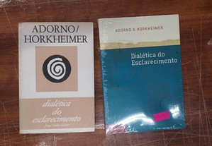 Dialética do esclarecimento de T. Adorno - Dois exemplares