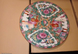 pratos em porcelana chinesa Mandarim , antigos