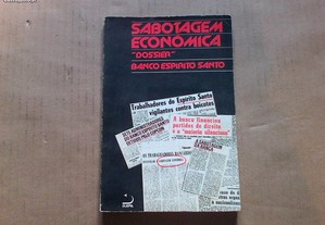 Sabotagem económica "dossier" Banco Espírito Santo