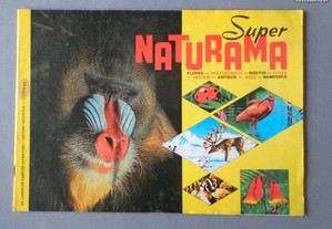 Caderneta de cromos Super Naturama - Editora