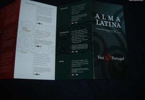 Folheto da Expo 98 s/ a Alma Latina- Vini-Portugal
